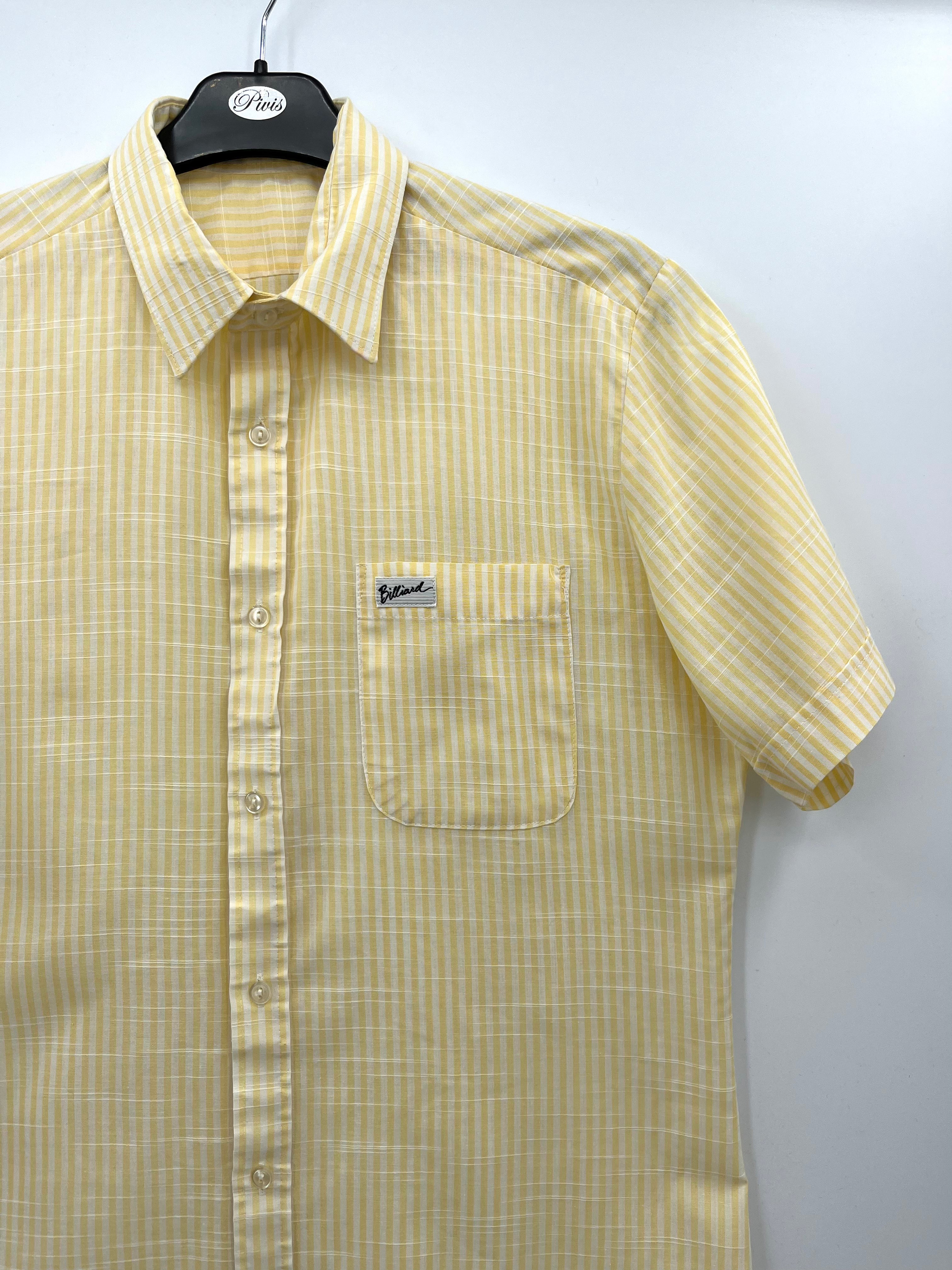 Billiard, men's striped shirt, 90s, size S