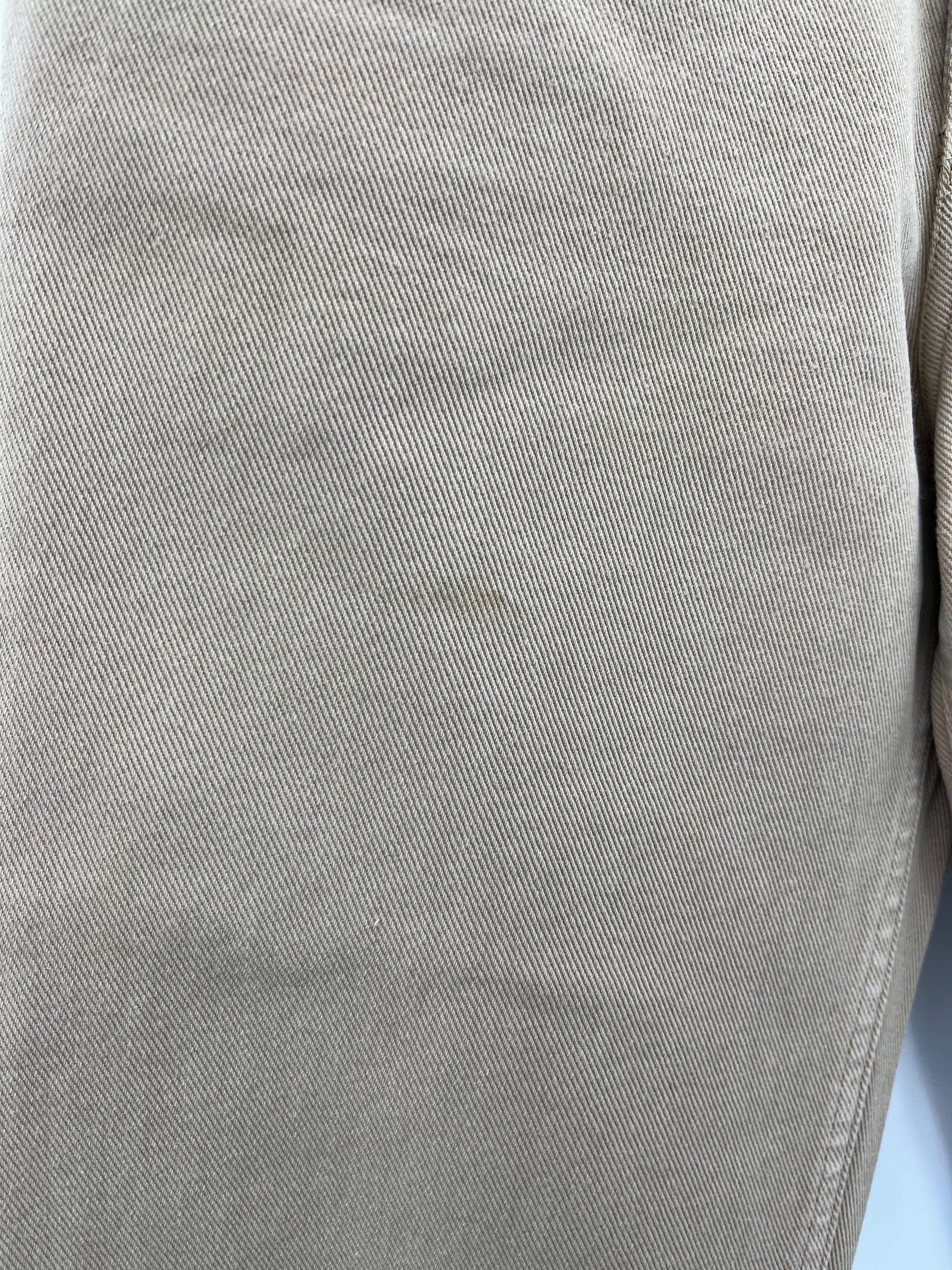 Beavers, light beige jeans, 80s, waist 70cm, size 34-36