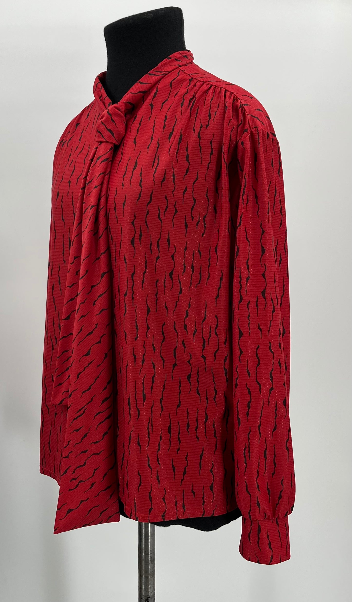 Oravais, punainen paitapusero, 80-luku, koko 40-42