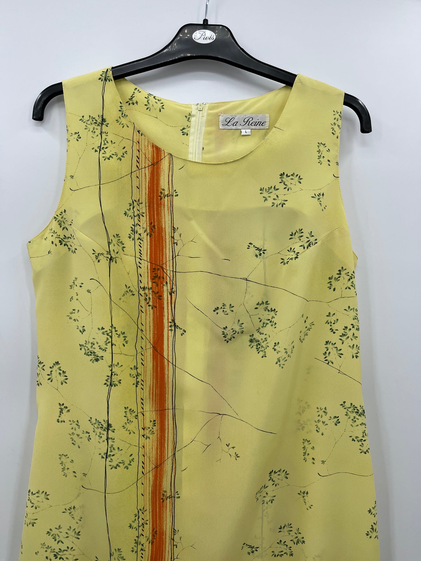 La Reine, vaaleankeltainen mekko, koko 38-40