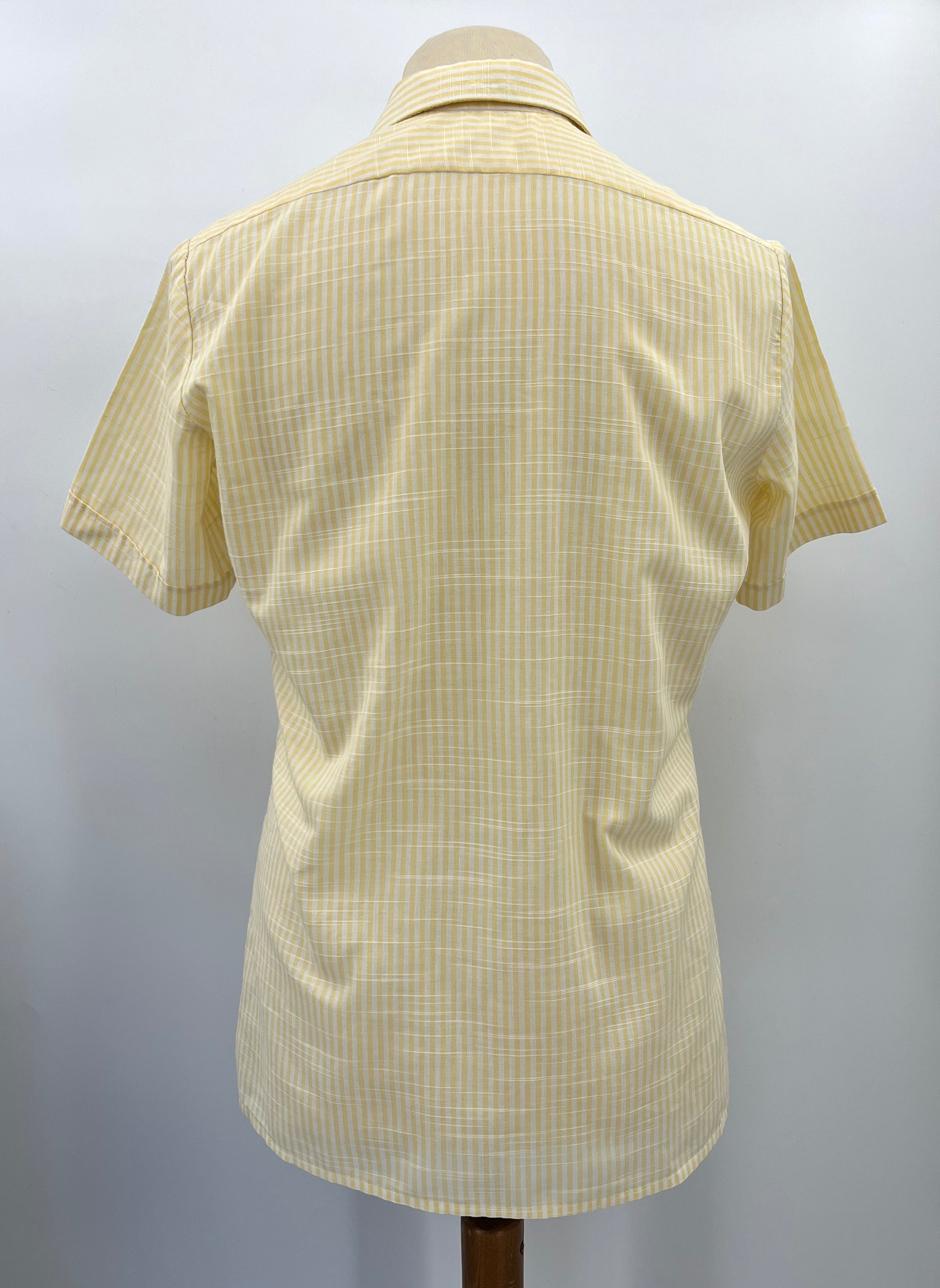 Billiard, men's striped shirt, 90s, size S