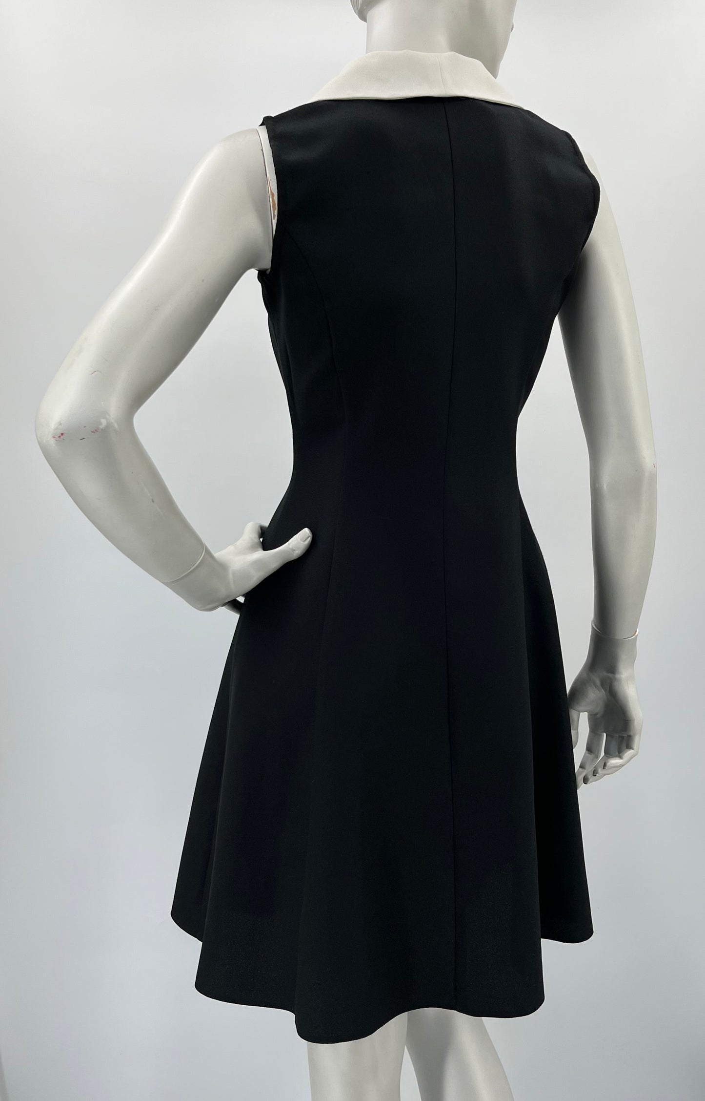 Martinelli, mustavalkoinen mekko, 90-luku, koko 36