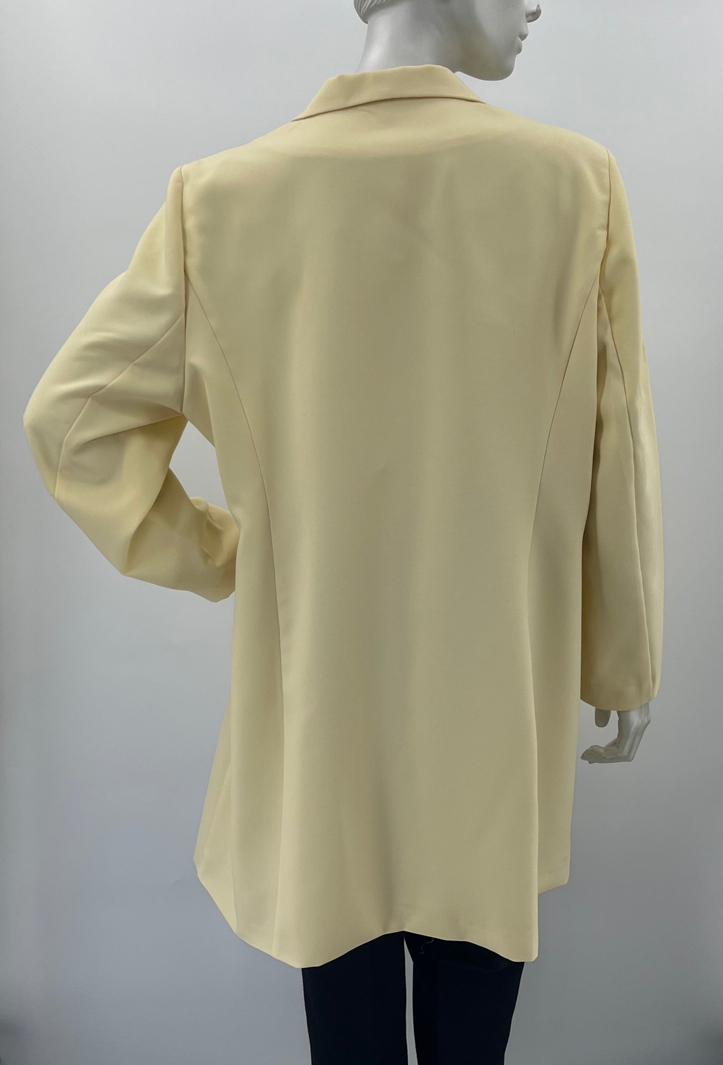 Vaaleankeltainen jakku, 90-luku, koko 42-44